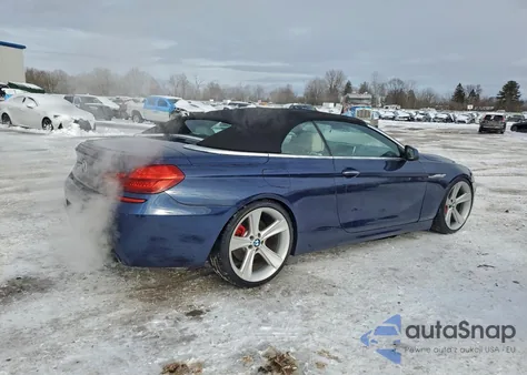 2012 BMW 650 I z USA, uszkodzony, nr VIN WBALZ3C53CDL70283